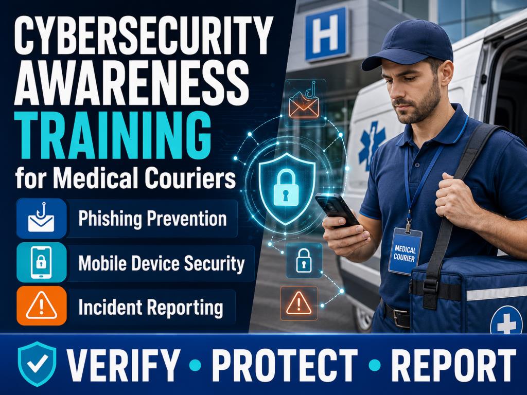Cybersecurity Awareness Training for Medical Couriers