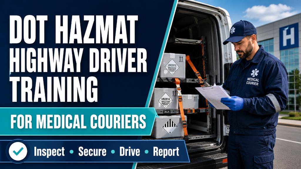 DOT Hazmat Employee and Highway Driver Training for Medical Couriers