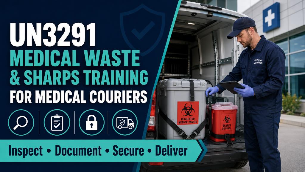 DOT Medical Courier Medical Waste and Sharps Training, UN3291