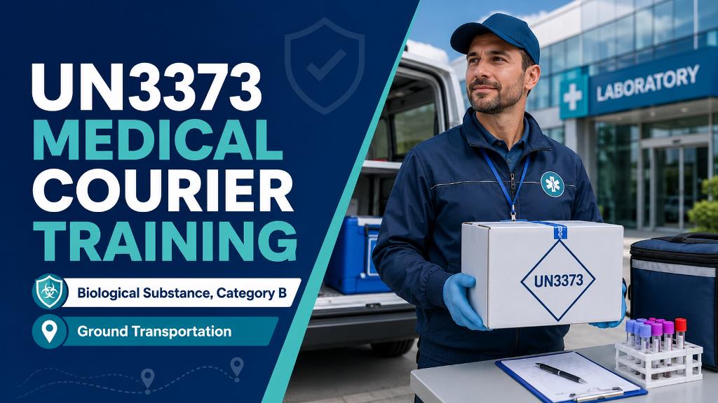 Medical Courier DOT Training for Biological Substance, Category B, UN3373