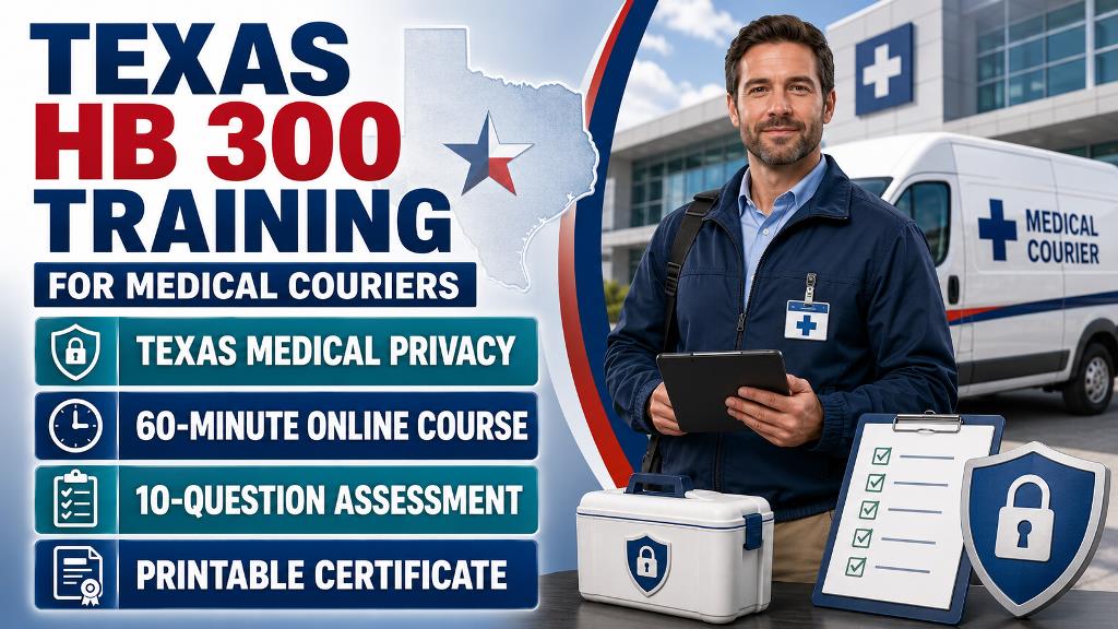 Texas HB 300 Training for Medical Couriers