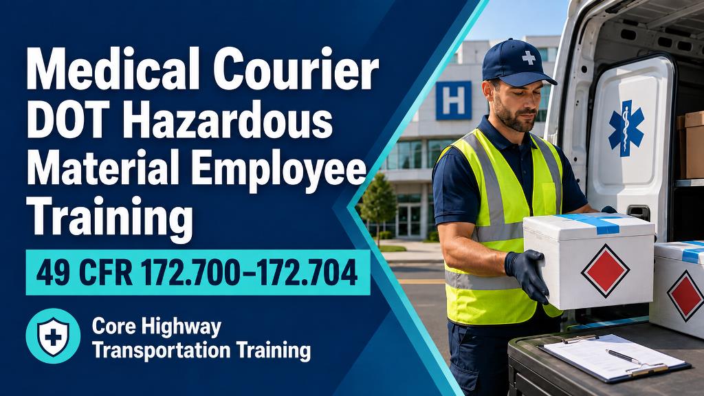 Medical Courier DOT Hazardous Material Employee Training