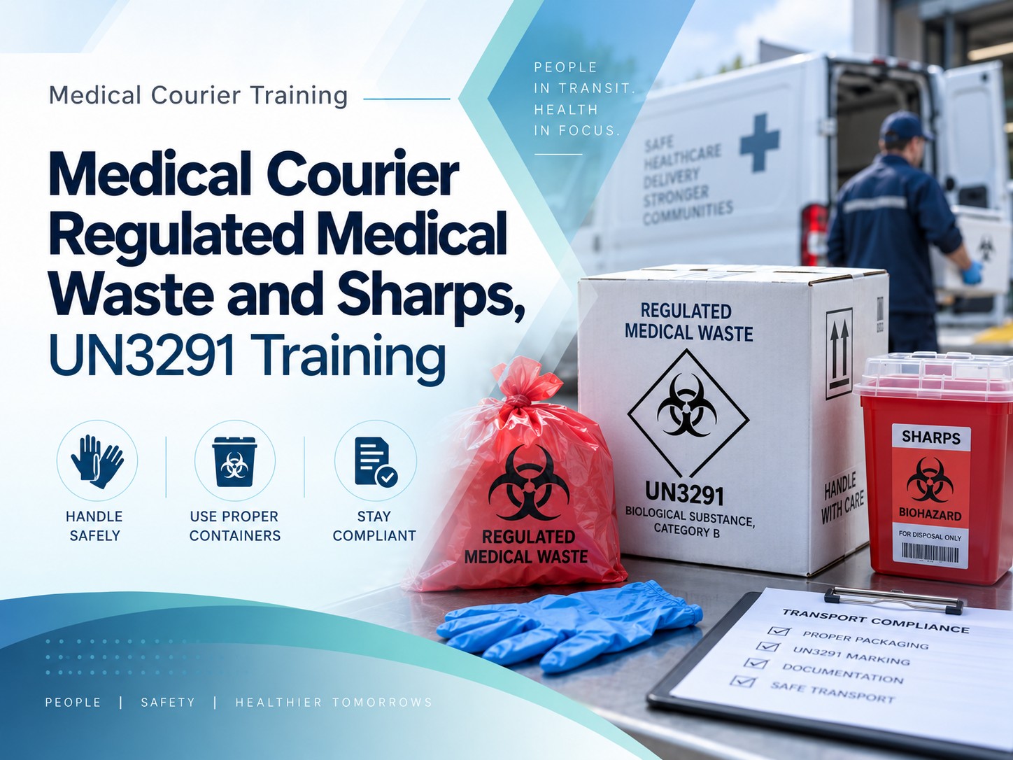 Medical Courier Regulated Medical Waste and Sharps, UN3291 Training Medical Courier Regulated Medical Waste and Sharps, UN3291 Training