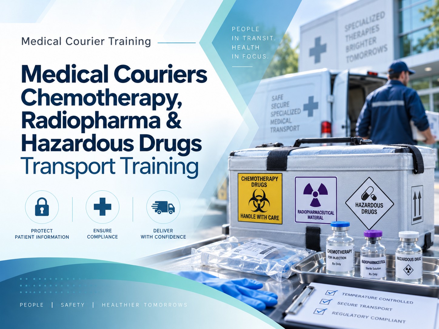 Medical Couriers Chemotherapy, Radiopharma & Hazardous Drugs Transport Training Medical Couriers Chemotherapy, Radiopharma & Hazardous Drugs Transport Training